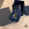 692fe8cf99f2d84055c8c830 APM Dreamy Crescent Moon Choker Necklace, Hollow-Out Crescent Design, Elegant and Romantic