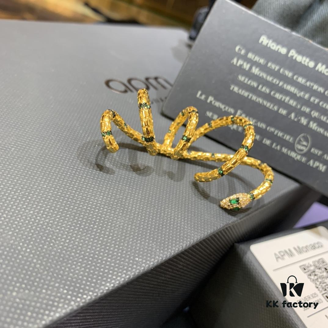 692fe8d699f2d84055c8c83b A Monaco New Arrival Guardian Spirit Snake Openwork Earrings, Women's Minimalist Design, Unique Snake Shape