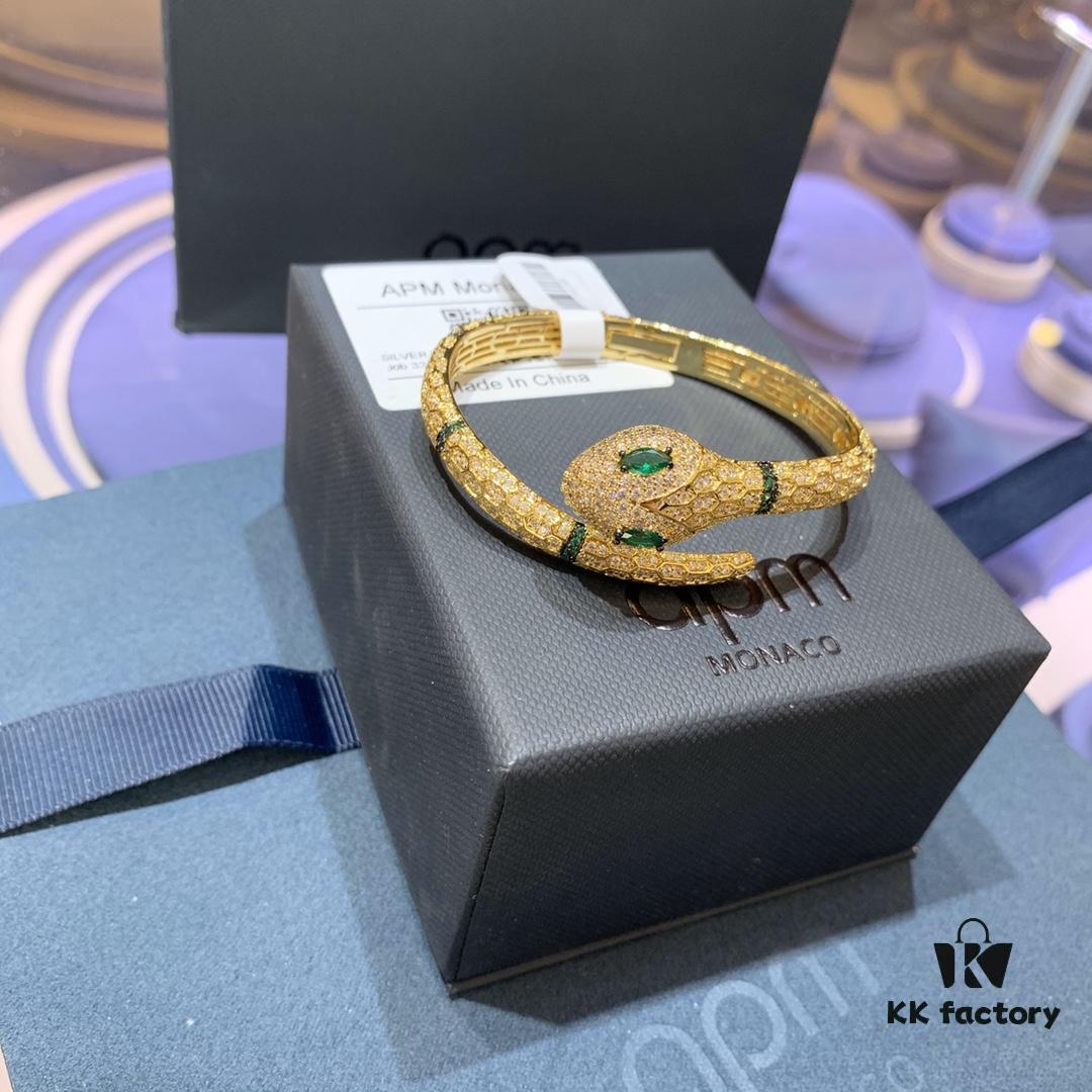 692fe8d799f2d84055c8c83d A Family Monaco New Arrival Guardian Spirit Snake Open Silver Bracelet for Women, Unique Design Personalized Snake-Shaped Hand Jewelry