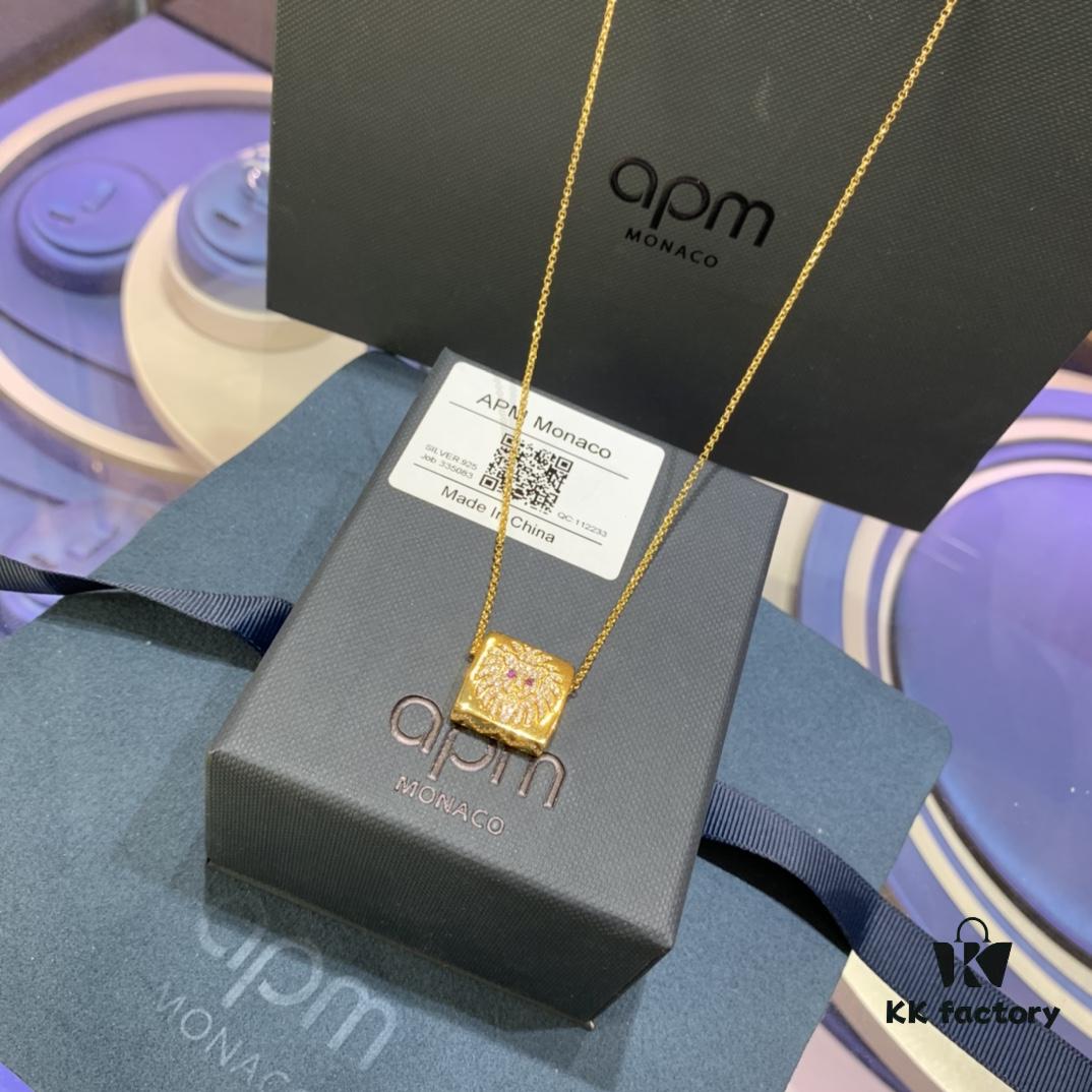 692fe8de99f2d84055c8c845 A Family Monaco New Arrival Square Guardian Leo Necklace for Women, Minimalist Boutique Little Lion Collarbone Chain