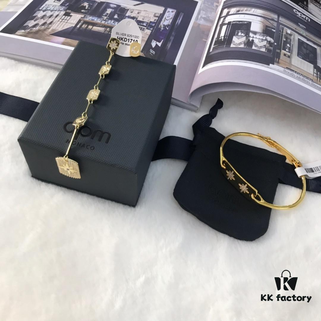 APM Monaco Union Bracelet and Earrings Set