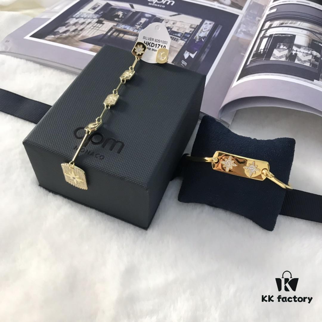 APM Monaco Union Bracelet and Earrings Set