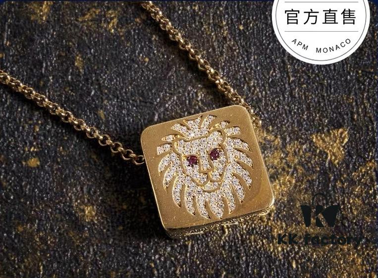 692fe90099f2d84055c8c872 A Family Monaco New Arrival Square Guardian Leo Necklace for Women, Minimalist Boutique Little Lion Collarbone Chain