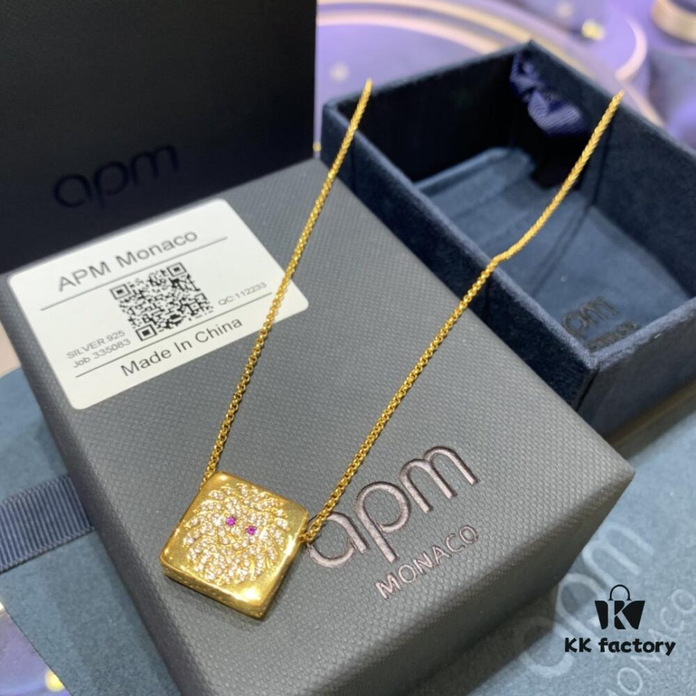 692fe90299f2d84055c8c875 A Family Monaco New Arrival Square Guardian Leo Necklace for Women, Minimalist Boutique Little Lion Collarbone Chain