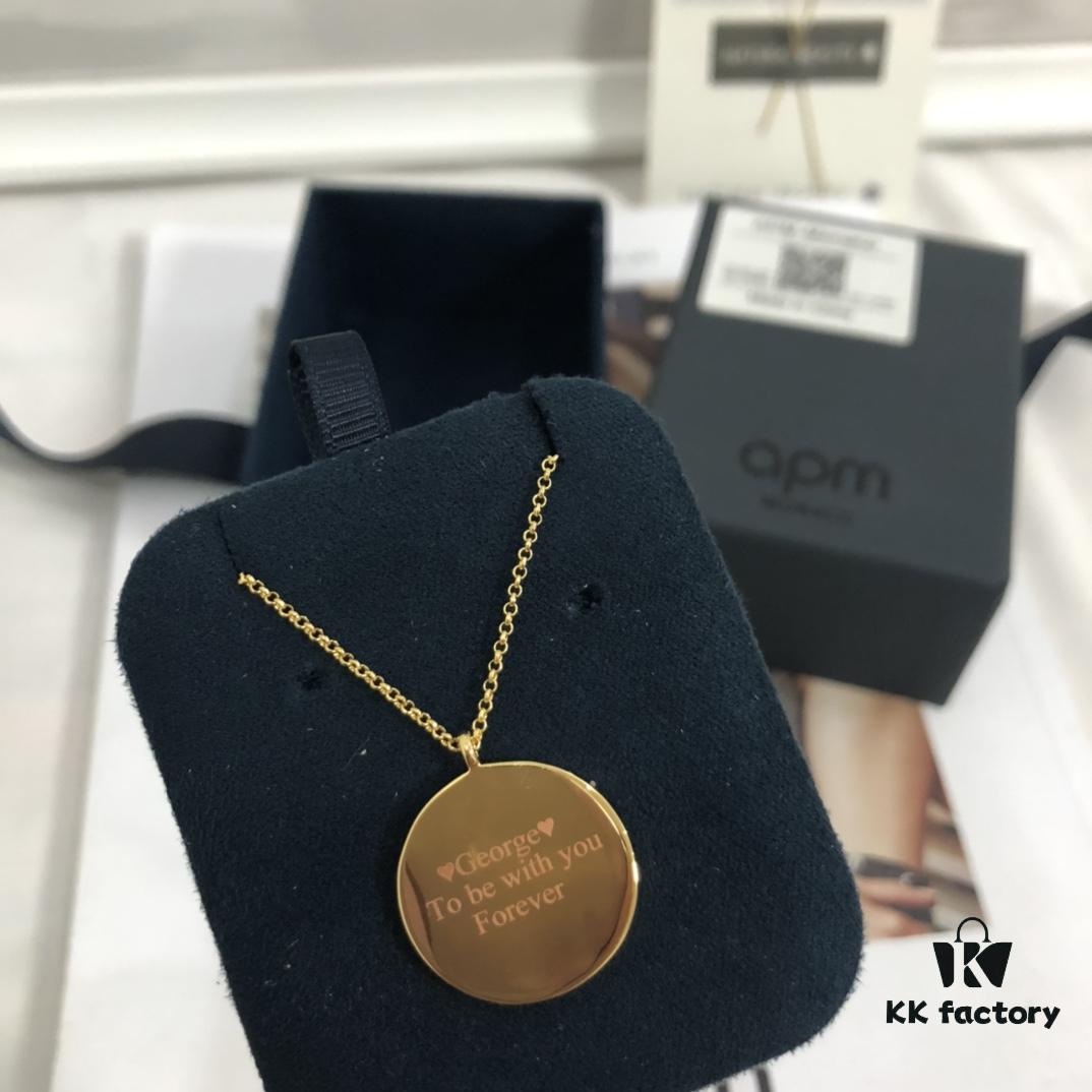 Custom Engraved Necklace 💗 APM Monaco Letter Necklace with Personalization