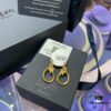 692fe90d99f2d84055c8c88e A-Monaco New Arrival Tangled Knot Earrings for Women, Stylish Gold Geometric Studs, Fashionable European and American Ins Style Ear Accessories