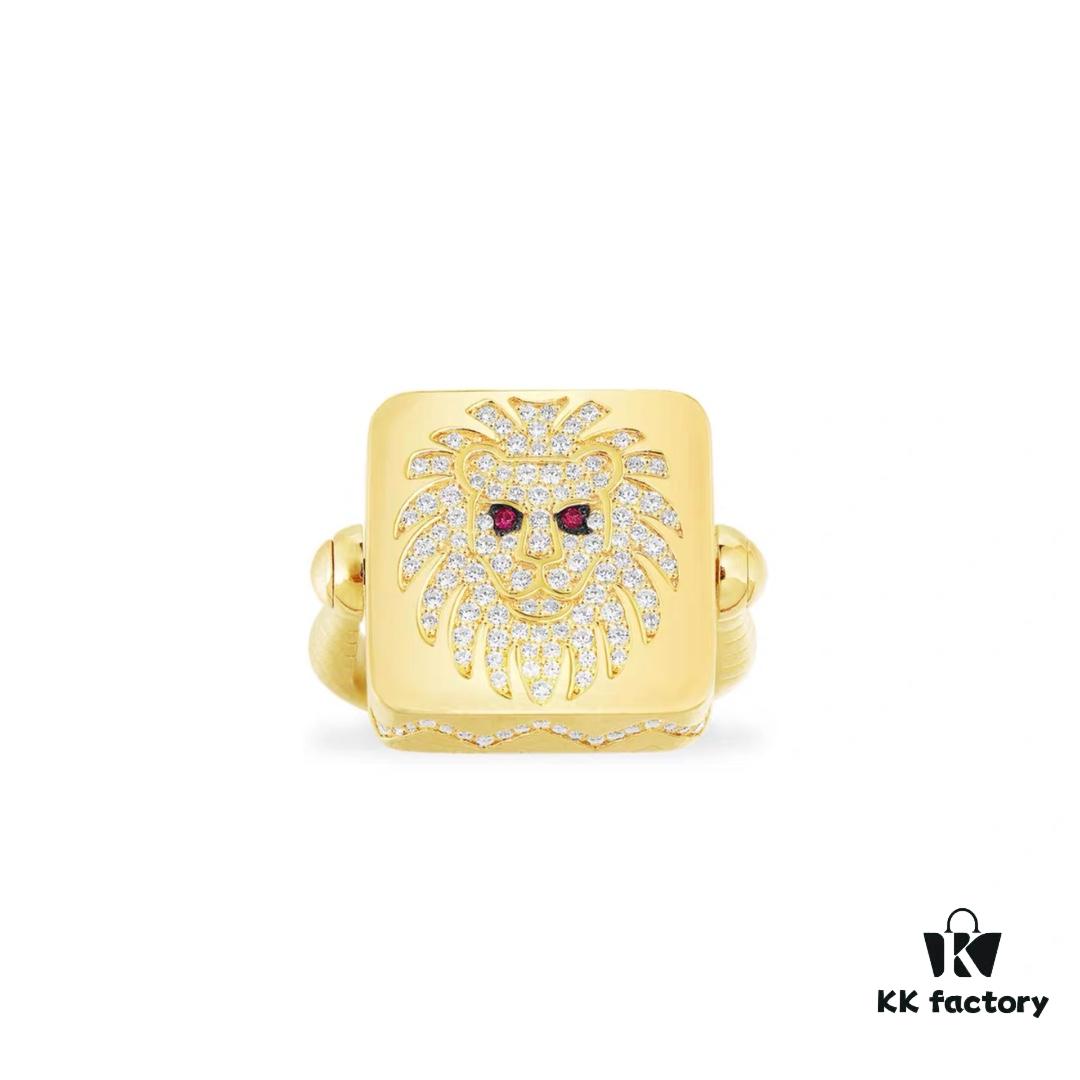 692fe91799f2d84055c8c8a6 A Monaco New Arrival Guardian Leo Square Luxury Ring Bracelet for Women - Unique Zodiac Lion Signet Ring