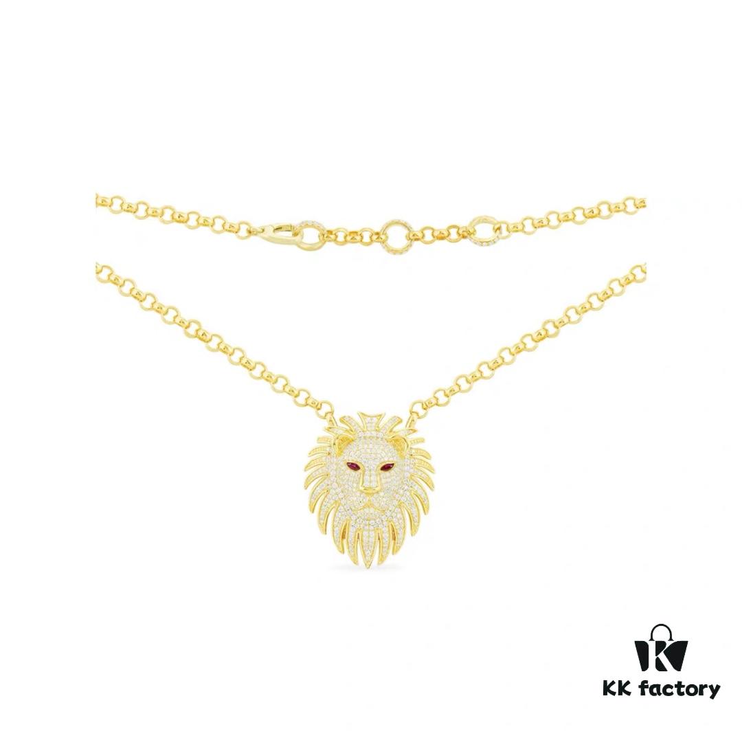692fe91a99f2d84055c8c8ae A Monaco New Arrival Leo Guardian Necklace for Women, Luxurious Little Lion Pendant Collarbone Chain Choker