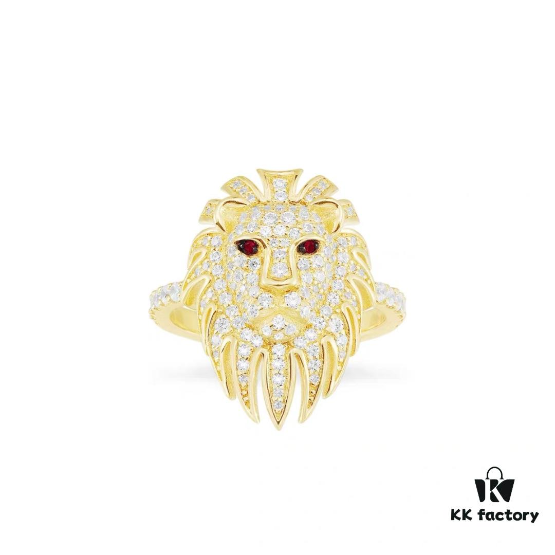 692fe92699f2d84055c8c8ca A's Monaco Golden Lion Ring for Women - Exotic Design, Minimalist Small Lion Decorative Index Finger Ring