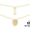 New Arrival A Monaco Constellation Leo Necklace and Bracelet for Women, Unique Fairy-like Leo Head Jewelry