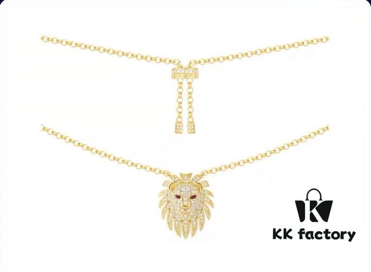 New Arrival A Monaco Constellation Leo Necklace and Bracelet for Women, Unique Fairy-like Leo Head Jewelry