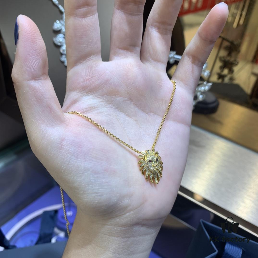 New Arrival A Monaco Constellation Leo Necklace and Bracelet for Women, Unique Fairy-like Leo Head Jewelry