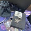 A Monaco Asymmetric Butterfly Pearl Earrings, Extremely Flattering and Elegant