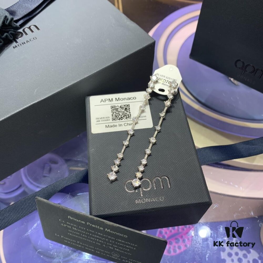 692fe94299f2d84055c8c903 A Family Monaco Minimalist Line Elegant Micro-Paved Zircon Earrings, Fairy-like
