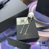 A Family Monaco Minimalist Line Elegant Micro-Paved Zircon Earrings, Fairy-like