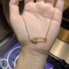 A Family MONACO Gold Pin Necklace, Simple, Fashionable and Elegant