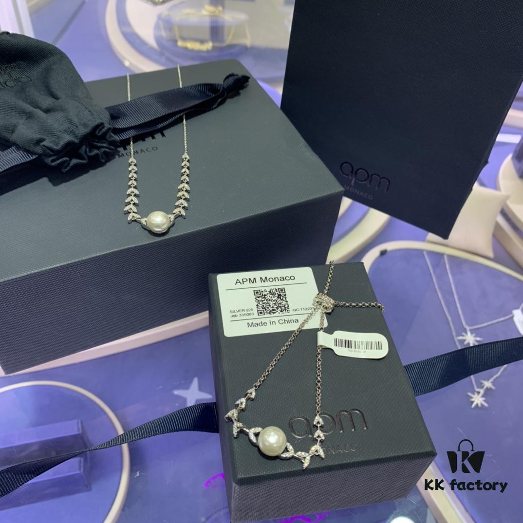 A's Monaco Pearl Wheat Necklace and Bracelet Set