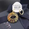 692fe98b99f2d84055c8c9a4 A Monaco Asymmetrical Colorful Gold Lucky Eye Earrings, French Minimalist Luxury Jewelry