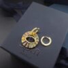 692fe98c99f2d84055c8c9a6 A Monaco Asymmetrical Colorful Gold Lucky Eye Earrings, French Minimalist Luxury Jewelry