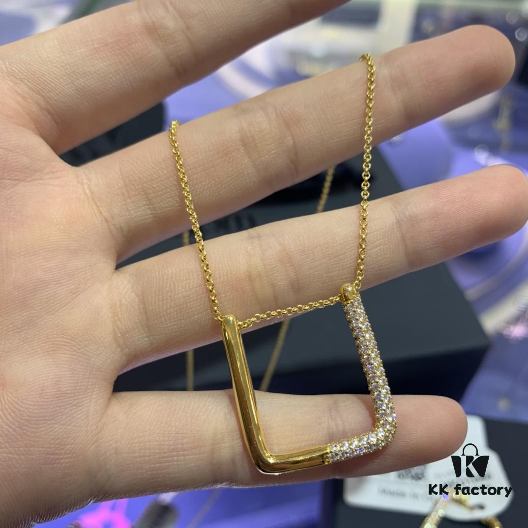 March New Arrival 💕💕 A Monaco Lake Blue Square Geometric Necklace for Women, Elegant Collarbone Pendant Jewelry Gift for Girlfriend