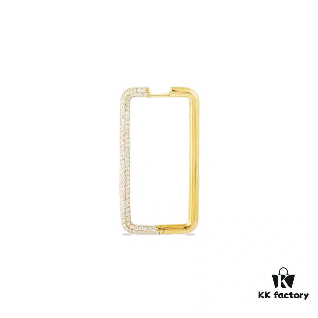 March New Arrival 💕💕 A Monaco Lake Blue Square Geometric Necklace for Women, Elegant Collarbone Pendant Jewelry Gift for Girlfriend