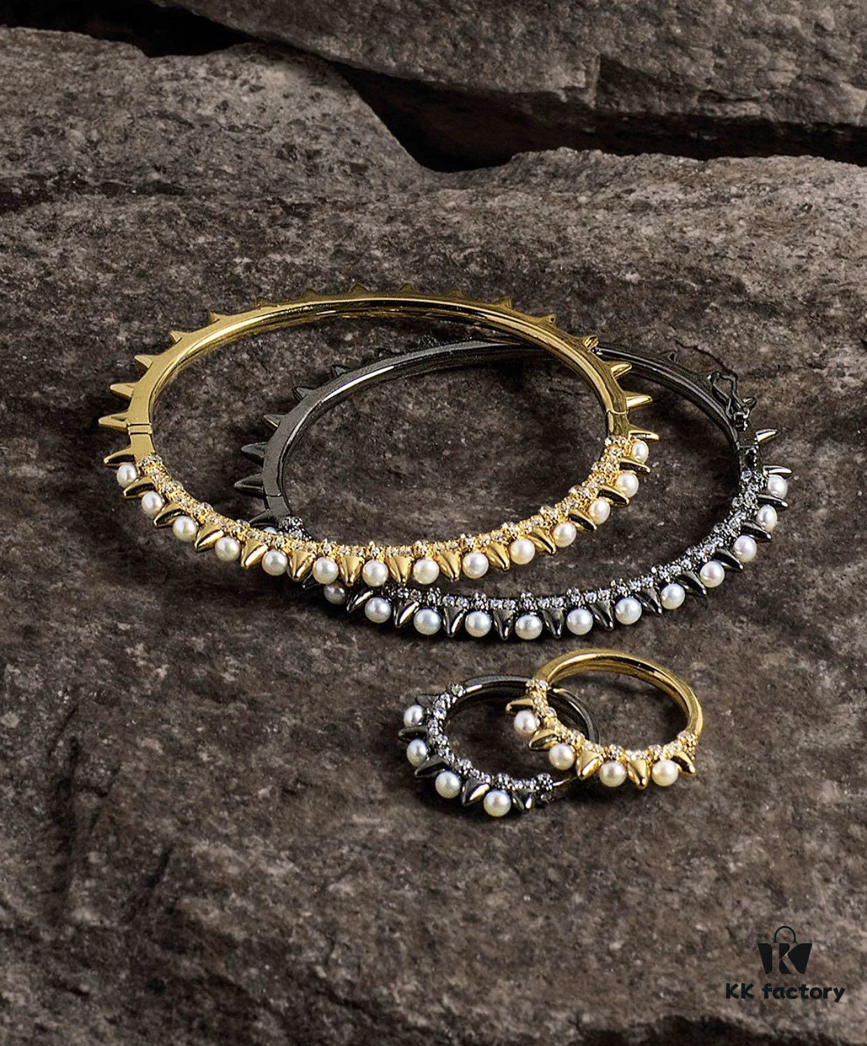 692fe9ab99f2d84055c8c9d8 A Monaco Spiked Jewelry from GOTHIQUE Collection with Rock Style