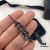 692fe9b099f2d84055c8c9df APM Monaco Asymmetrical Dreamcatcher Earrings for Women, Cool Black Tribal Design Hollow Feather Earrings