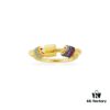 APM Monaco Good Fortune Ring for Women, Rose Gold New Design with Moving Element, Friendship Ring