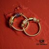 APM Monaco Good Fortune Ring for Women, Rose Gold New Design with Moving Element, Friendship Ring