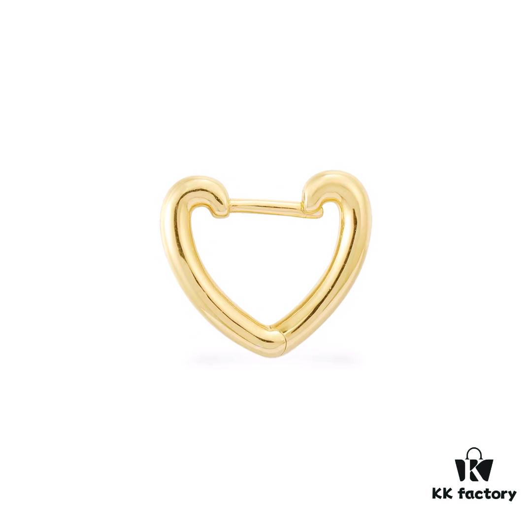 692fe9f199f2d84055c8ca3e A Brand Monaco Heart-shaped Small Earrings for Women, Cute Heart Stud Earrings Jewelry Gift for Girlfriend 2020 New Trendy Style