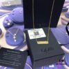 A Family Monaco AMOUR Love Confession Couple Letter Necklace, Silver Collar Pendant Gift for Girlfriend