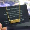 A Family Monaco AMOUR Love Confession Couple Letter Necklace, Silver Collar Pendant Gift for Girlfriend