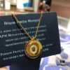 A Family Monaco Rainbow Letter Necklace for Women, Custom Couple Pendant Collar Gift for Girlfriend, European and American Style Pendant