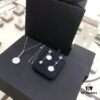 APM Monaco White Mother-of-Pearl Necklace and Dangle Earrings Set – Original Release, New Arrival 💗