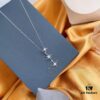 692fea3a99f2d84055c8caba APM Monaco Minimalist Three Shooting Stars Necklace for Women, Six-Pointed Star Collar Chain, Silver Pendant for Sweaters, Elegant Party Jewelry