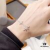 692fea3e99f2d84055c8cac1 APM Monaco Double Shooting Star Silver Bracelet for Women, Six-Pointed Star Elegant Jewelry, Minimalist Luxury Gift for New Year