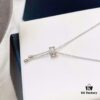 692fea4899f2d84055c8cad0 APM Monaco Minimalist Three Shooting Stars Necklace for Women, Six-Pointed Star Collar Chain, Silver Pendant for Sweaters, Elegant Party Jewelry