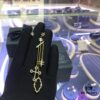 Authentic New Arrival💗 A Brand Monaco Cloud Cross Asymmetric Earrings, Stylish Minimalist and Versatile Design. 8365095