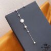 692fea4e99f2d84055c8cadf APM Monaco Mother-of-Pearl Freshwater Pearl Earrings for Women, Long Asymmetrical Tassel Drop Earrings, Elegant Silver Jewelry