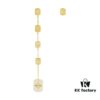 692fea5899f2d84055c8caf3 October New Arrival 🌟 A's Monaco Star and Moon Long Asymmetrical Earrings, Geometric Design Silver Plate Gold-Tone Elegant Trendy Ear Jewelry