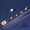 692fea5999f2d84055c8caf6 October New Arrival 🌟 A's Monaco Star and Moon Long Asymmetrical Earrings, Geometric Design Silver Plate Gold-Tone Elegant Trendy Ear Jewelry