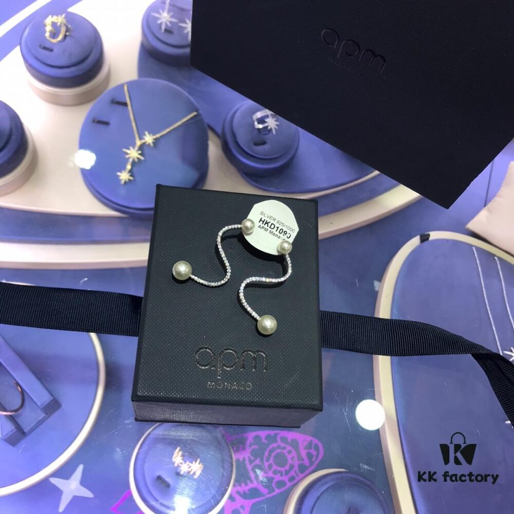 692fea6599f2d84055c8cb0f A Family Monaco Curved Pearl Drop Earrings, Minimalist and Elegant, Versatile Design