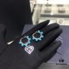 692fea6999f2d84055c8cb14 A Home Monaco Turquoise Bead Heart Valentine Asymmetrical Earrings for Women Fashion Jewelry