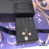 A's Monaco Three-Tone Safety Pin Necklace, Fashionable, Simple and Elegant