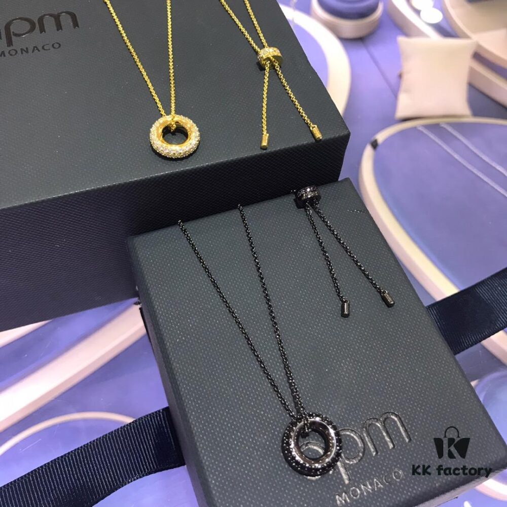 692fea8399f2d84055c8cb38 Valentine's Day Recommendation 💕💕 A Monaco Circular Pendant Necklace with Crystal Diamonds, Stylish Collarbone Chain, Sweater Chain
