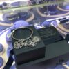 APM Monaco Tree of Life Silver Totem Healing Style Moroccan Bracelet with Round Disc