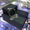 APM Monaco Tree of Life Silver Totem Healing Style Moroccan Bracelet with Round Disc