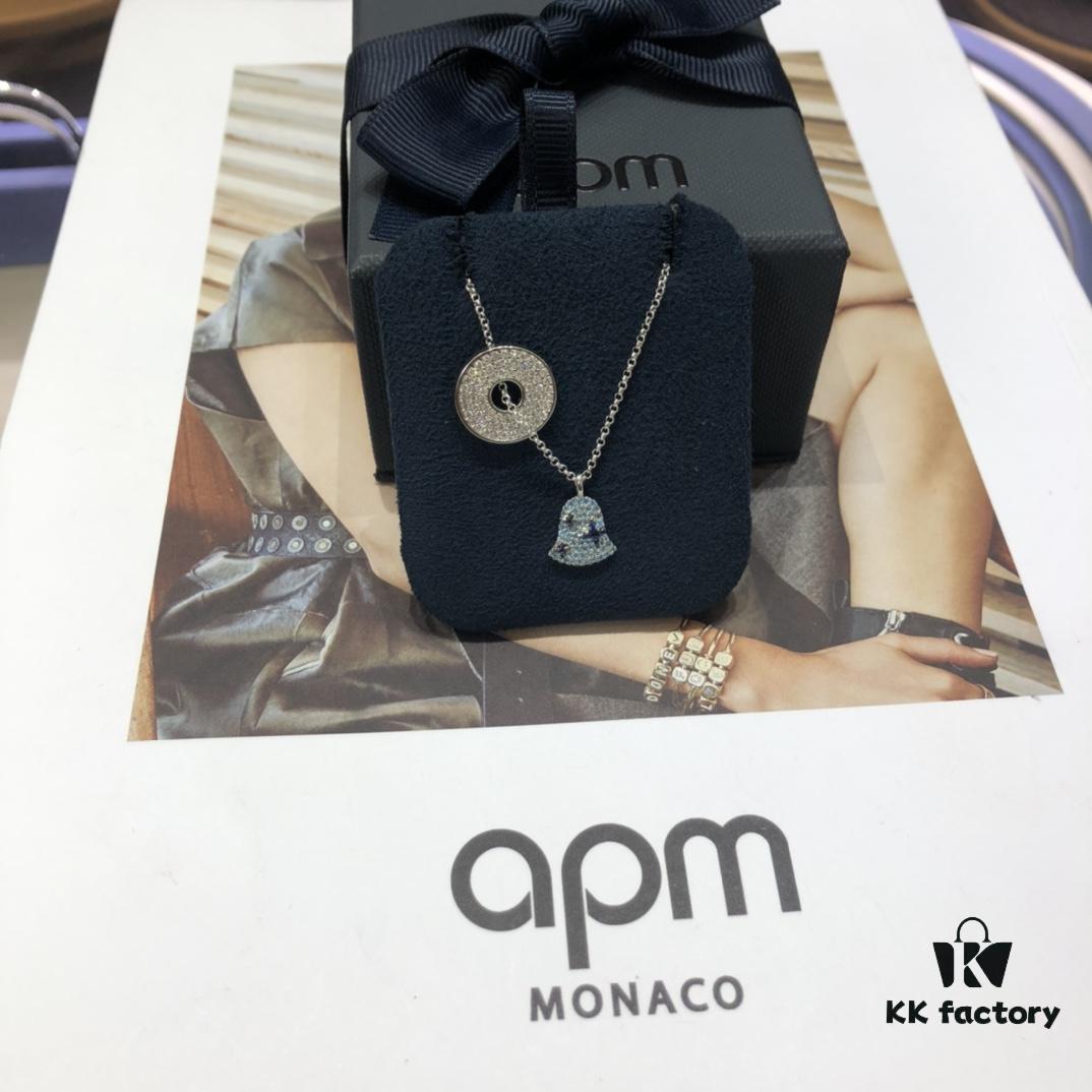 692fea9499f2d84055c8cb4f A Brand Monaco Round Pendant Bell Necklace, Collarbone Chain, Sweater Chain - Valentine's Day Gift for Girlfriend