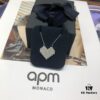 692fea9599f2d84055c8cb52 A Brand Monaco Heart Mosaic Necklace, Collarbone Chain for Sweaters, Versatile and Stylish