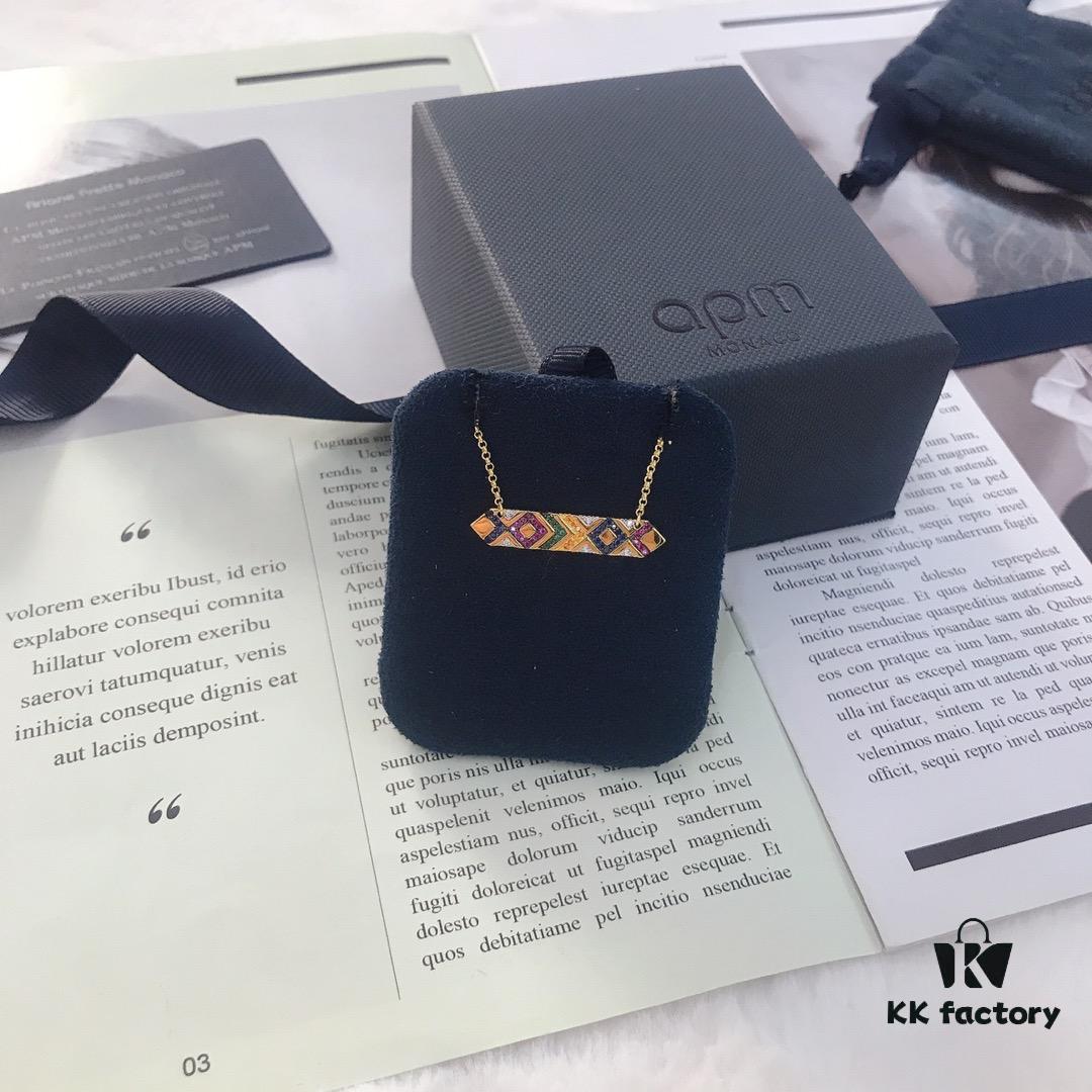 692feaa099f2d84055c8cb65 Celebrate Christmas with APM Monaco Original Colorful Tribe Necklace and Bracelet Set